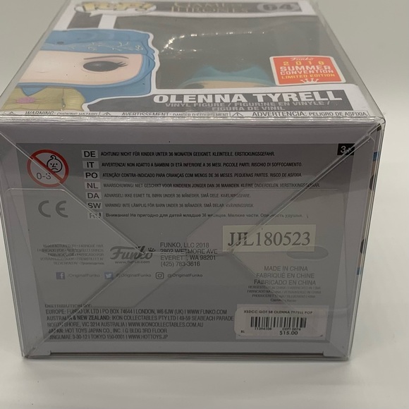 Funko Pop! Game Of Thrones Olenna Tyrell #64 2018 Summer Con Exclusive Vaulted - Picture 8 of 8